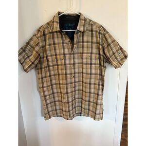 KUHL Mountain Grown Plaid Shirt Sz XL Men's